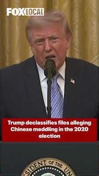 Trump announces declassified documents
