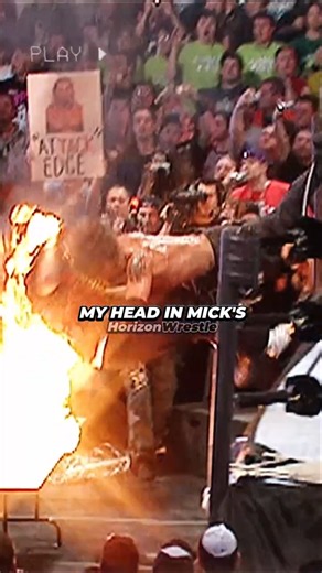 When Edge Sent Mick Foley Crashing Through A FLAMING Table 👀
