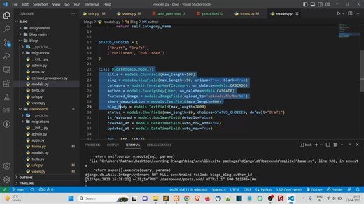 Django 进阶项目（全课程）- 构建一个完整的博客系统