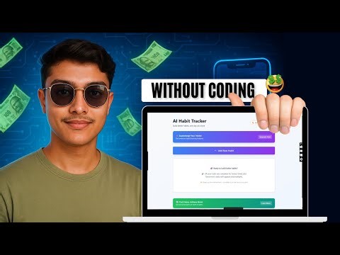 Smart Habit Tracker App Using AI | App Banane Ka Naya Tarika 2026
