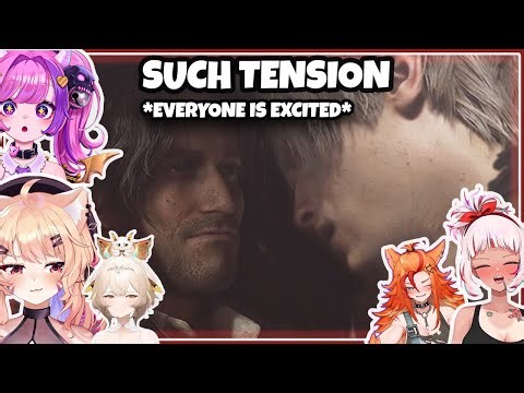 Vtubers react to Luis in Resident evil 4 remake (compilation)