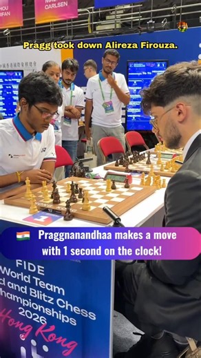 Pragg took down Alireza Firouza. #pragg #praggnanandhaa #praggnandhaa #fide #fidechess #rapid