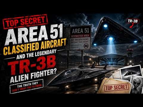 [TOP SECRET] Area 51’s Classified Aircraft & the Legendary TR-3B Alien Fighter | Dika UFO