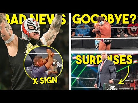 BAD NEWS WWE STAR INJURED - X SIGN...AJ Styles FINAL RAW?...SURPRISE ROYAL RUMBLE...Wrestling News