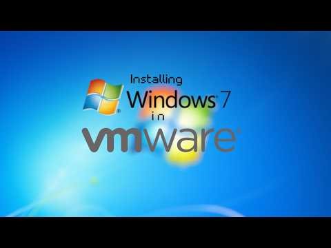 How to install Windows 7 in VMware!