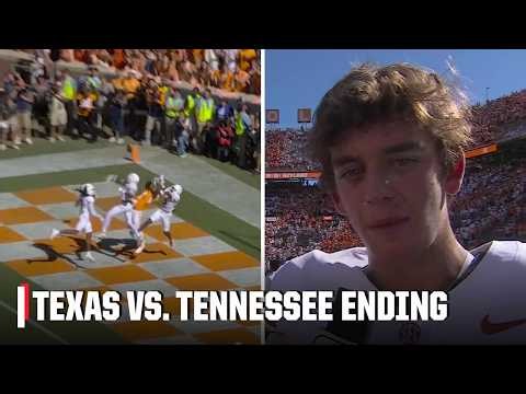 Texas holds off Tennessee’s last-second Hail Mary, Arch Manning recaps win | ESPN College Football