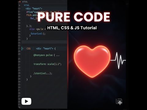 How to Create a CSS Pulsating Heart Animation ❤️ | HTML & CSS