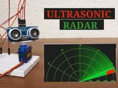 How to make radar project using ultrasonic sensor, Arduino uno and servo motor.