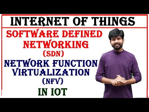 Software defined networking, SDN, network function virtualization, NFV, in IoT, internet of things