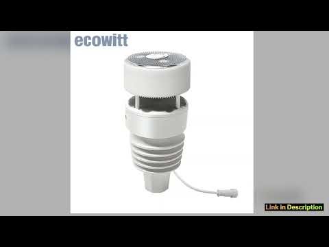 Ecowitt WN90LP Modbus RS485 Piezoelectric Rain Gauge Ultrasonic Anemometer Barometric Temperature