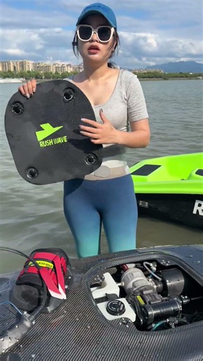 RUSH WAVE ,Water surfing is so cool#rushwave #Surfing #surfboard #gasolinesurfboard