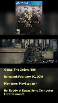 The Order: 1886 #theorder1886 #theorder #playstationexclusive #playstationgame #playstation #gaming
