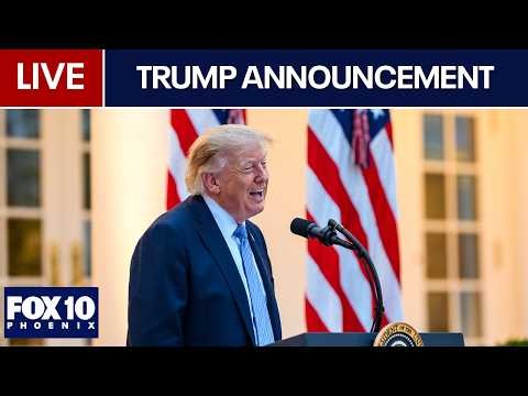 🔴LIVE: President Trump delivers major address from the White House | FOX 10 Phoenix