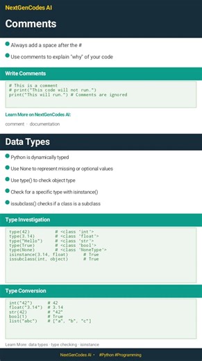 Python Tutorial-4 : Comments