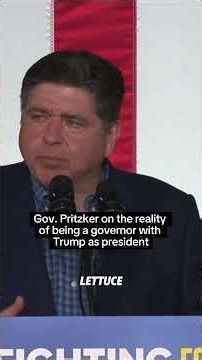 Gov. Pritzker on the reality of being a governor with Trump as president