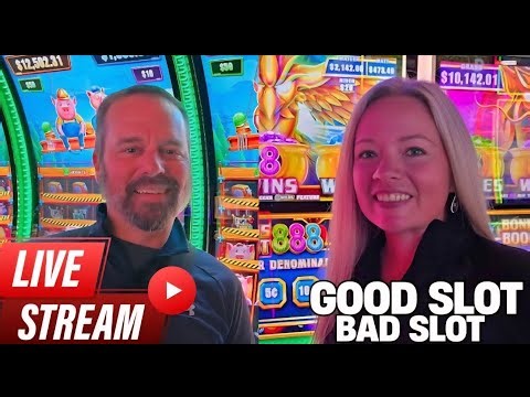 Watch live stream slot machine gambling at Kickapoo Lucky Eagle Casino! #slots #betting #winning