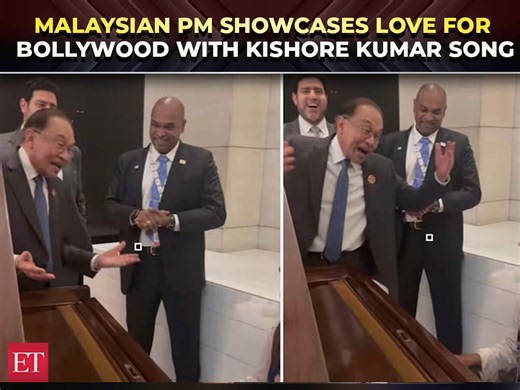 Malaysia’s PM Anwar Ibrahim sings a popular Hindi song Khwab Ho Tum Ya Koi Haqeeqat in Delhi