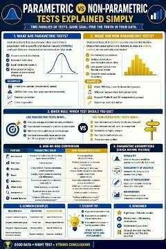 Parametric vs. Non-Paramerric Tests #mathematics