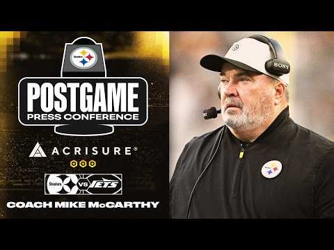 Coach Mike McCarthy Postgame Press Conference (Preseason Week 2 vs Jets) | Pittsburgh Steelers