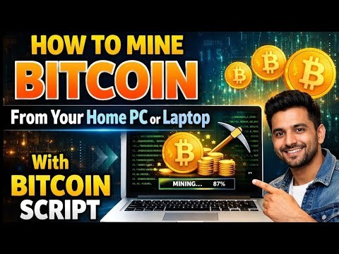 How to mine BITCOIN From your Home PC or Laptop with BITCOIN SCRIPT