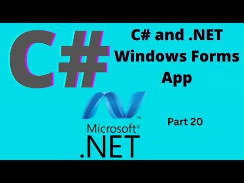 How to Create Simple Counter App in Windows Forms Using C# in Visual Studio, (Part 20)