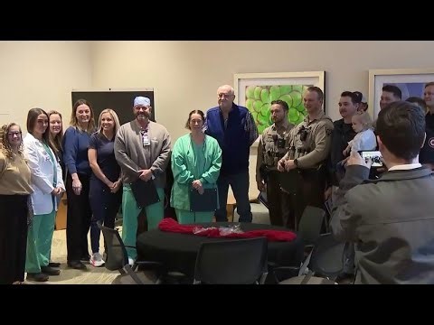 Life-saving reunion with Paulding EMTs and deputy | FOX 5 News