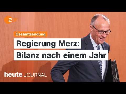 heute journal vom 06.06.2026 Ein Jahr Regierung Merz, Koalitionsvertrag BaWü, CNN-Gründer tot