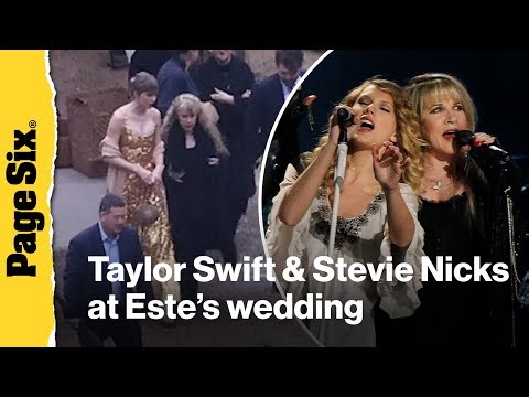 Taylor Swift rings in 2026 with Stevie Nicks at Este Haim's New Year's Eve wedding