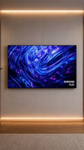 77” Samsung S95H OLED — From Bracket to Wall in 15 Seconds! 😍📺