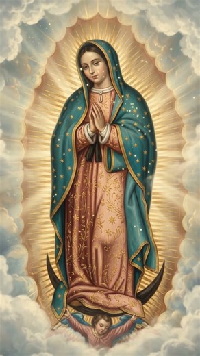 THE CLOUDS REVEALED HER… ✨ OUR LADY OF GUADALUPE