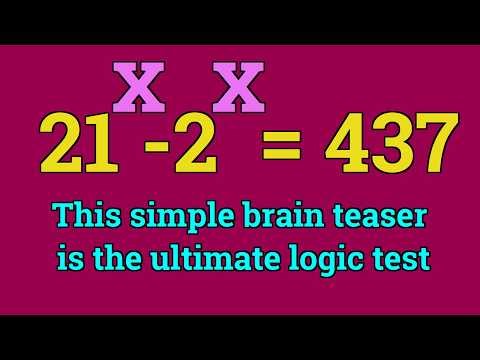 This simple brain teaser is the ultimate logic test