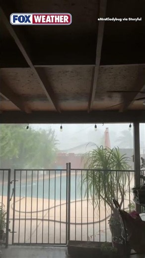 Intense Storm Slams Arizona, Bringing Wind-Swept Rain Across The Region