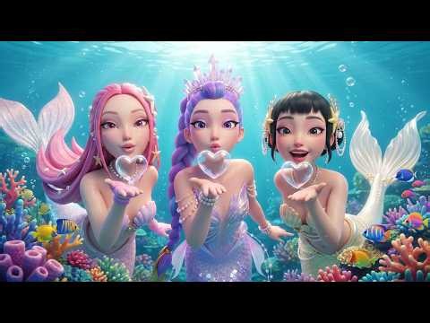 Golden Kpop Demon Hunters: THE LITTLE MERMAID Version 🧜‍♀️🌊| Official Music Video