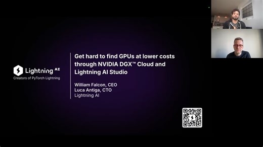 Lightning AI @ GTC 2025 | In Demand GPUs at Lower Costs through NVIDIA DGX Cloud & Lightning Studio