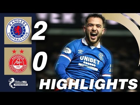 Rangers 2-0 Aberdeen | HIGHLIGHTS | William Hill Premiership
