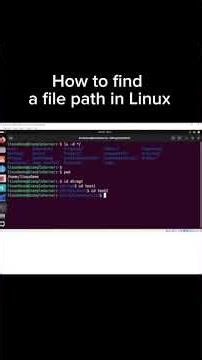 How to find a file path in Linux #linuxcommandlinetutorial
