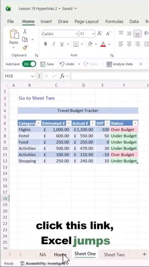 📄 Jump Between Sheets in Excel | Excel for Beginners