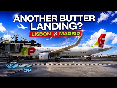 Have My Airbus Landings Finally Improved? | TAP Air Portugal A321neo | Lisbon to Madrid | MSFS 2024