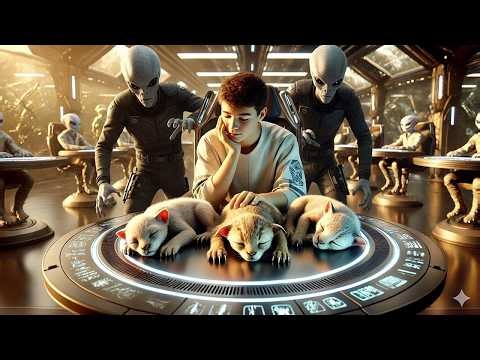 Security Stormed the Classroom—Only to Find the Alien Cubs Sleeping in the Human’s Lap.