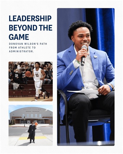 Former @PSLoggers basketball student-athlete Donovan Wilson turned NCAA leadership development oppo…