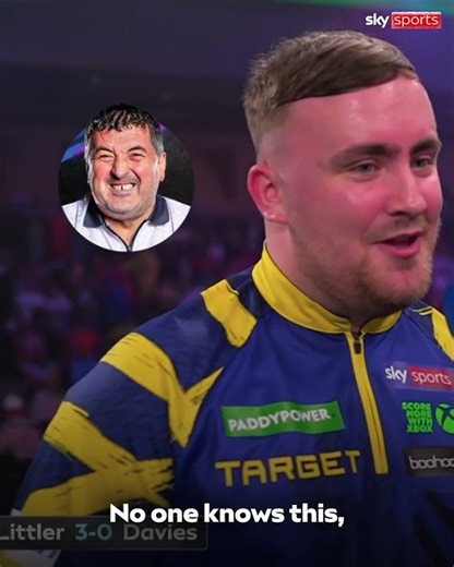 Luke Littler reveals Mensur messaged him after the darts draw! #darts