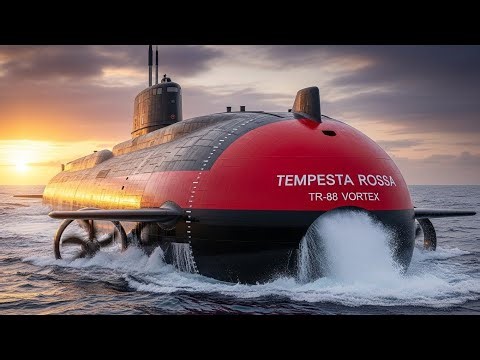 Tempesta Rossa – Italy’s Next-Gen Stealth Submarine | TR-88 Vortex Deep-Sea Power