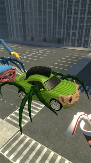 New Different Teams of Three Pou Bou's, Car Eaters and Goo Goo Gaga in Big City - Gmod
