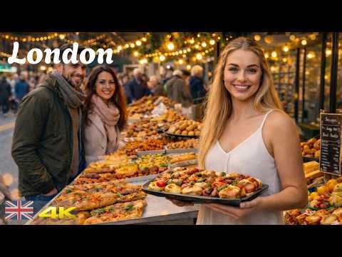 🇬🇧 BOROUGH MARKET, ONE OF THE BEST STREET FOOD MARKETS IN LONDON 🍔🔥