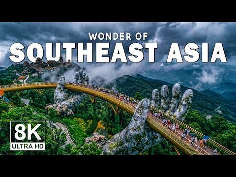 Wonders of Southeast Asia – Explore Temples, Emerald Waters, and Bustling Markets | Travel Video 4K