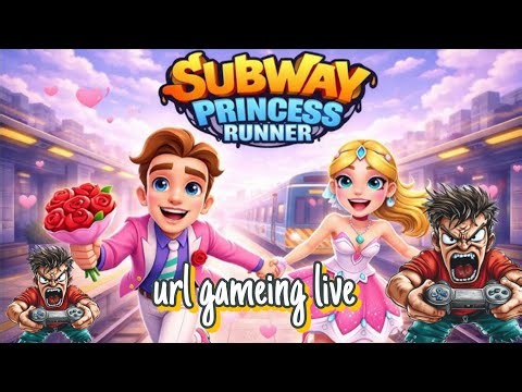 New record 390000😲😲😲 @url_gameing_live is live! subway princess runner game is live 