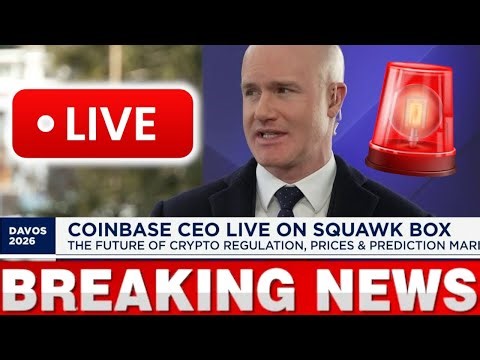 Coinbase CEO Live From Davos: Massive Crypto Implications Here