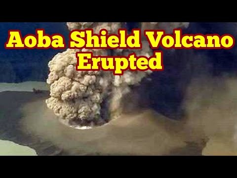 Aoba Shield Volcano Erupted In Vanuatu, Western Pacific, Indo-Pacific Ring Of Fire
