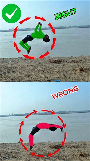 Perfect Backflip Technique vs Common Mistakes 🔥