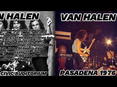 VAN HALEN - live at Pasadena Civic Auditorium in 1976🎸